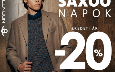 Saxoo London: 20% kedvezmény