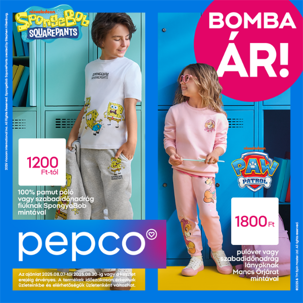 Pepco: Iskolakezdés akció