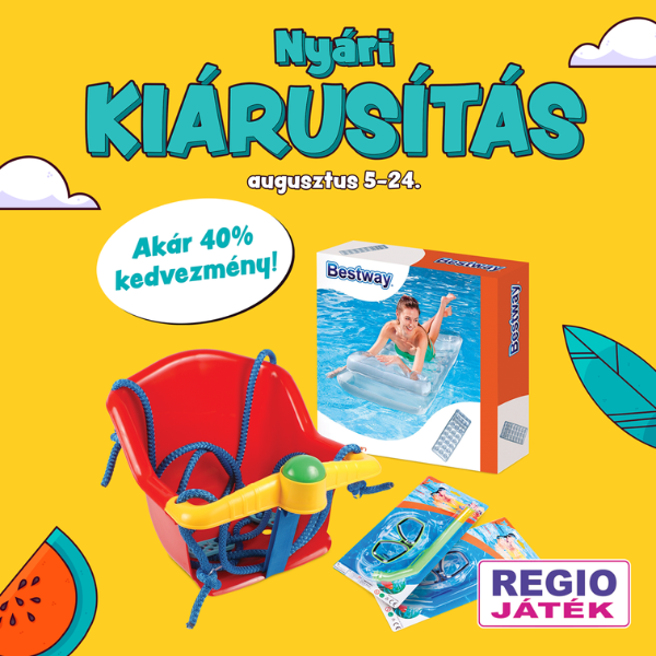 REGIO Játék: Nyári kiárusítás