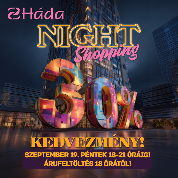 Háda: 30% kedvezmény