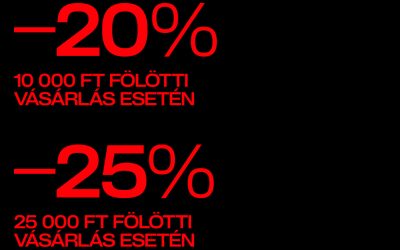 H&M: Akár 25% kedvezmény