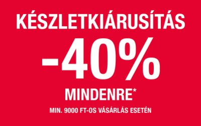 CCC: 40% kedvezmény